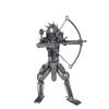 Old Modern Handicrafts Metal Predator Model with Bow & Arrow - Made from Premium Metal - 5.91 x 6.69 x 8.66 inches view 1
