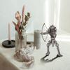 Old Modern Handicrafts Metal Predator Model with Bow & Arrow - Made from Premium Metal - 5.91 x 6.69 x 8.66 inches view 4