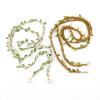 Artificial Leaf Skinny Belts Twisted Braided Waist Rope with Faux Pearl for Women Dresses DIY Wreath Gift Wraping Craft view 2