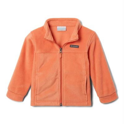 Columbia Youth Boys Steens Mt II Fleece, Red Quartz/Collegiate Navy, XX-Small