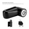 Heavy Duty Anti-Theft Motorcycle Alarm Disc Lock - Pin Brake Wheel Security Lock for Motorcycle Scooter (Black) view 3