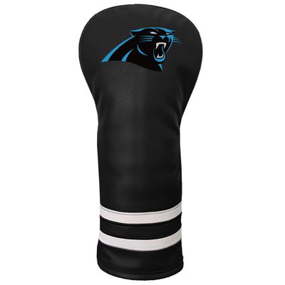 Team Golf NFL Carolina Panthers Vintage Fairway Headcover (Color) - Printed Team Golf NFL Vintage Fairway Headcover (Printed), Fits All Fairway, Hybrid and Utility Clubs