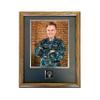 Northern Promotions US Navy Veteran Gift  11x14 Display for 8x10 Portrait or Award  Oak Frame with Dark Gray Mat with Silver Trim and Emblem  Perfect for RTC Graduation or Memorial Keepsake view 1