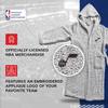 Northwest NBA Adult Plush Hooded Robe with Pockets - 100% Polyester Sherpa Blend - Machine Washable - Relaxation & Style (Utah Jazz - Gray, One Size) view 4