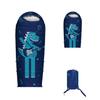 Adjustable Length Mummy Style Kids Sleeping Bag with Pillow Sleeve, 4 Season 32  59F, Lightweight and Backpacking Style, Ideal for Camping, Sleepover, Boys, Girls, Youth and Toddlers view 1