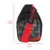 BRIDE Backpack Cross Body Chest Pack RECARO Red Shoulder Waist Bag Messenger view 3