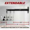 Ibera Bike Wall Mount - Secure Bike Storage up to 18kg with Adjustable Frame Holder & Soft Rubber Cradles - Garage Bike Rack for Road, MTB, Kids, Hybrid Bikes - Easy Installation & Space-Saving Design view 3