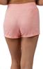 90 Degree By Reflex Lightweight Lounge Heather Shorts Drawstring Casual Summer Sleep Short Shorts for Women - HTR. Shell Pink - XXL view 4
