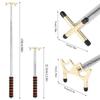 uywapvt Retractable Billiard Bridge Stick Pool Table Billiards Cue Bridge Stick with Replaceable Bridge Head 12.8-60" Expandable Pool Stick Billiards Pool Cue Accessory for Pool Table view 3