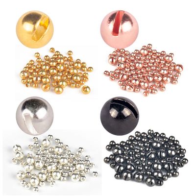 MUUNN 200pcs/lot Fly Tying Tungsten Beads,Slotted Tungsten Nymph Head Ball for Fly Tying Materials 1.5mm,Combination 4 Colors