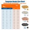 MUUNN 200pcs/lot Fly Tying Tungsten Beads,Slotted Tungsten Nymph Head Ball for Fly Tying Materials 1.5mm,Combination 4 Colors view 3