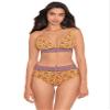 Skinny Dippers Women's Swimwear Isabelle Bridgette Tie Back Soft Cup Bikini Top, Bumble, Large view 1