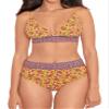 Skinny Dippers Women's Swimwear Isabelle Bridgette Tie Back Soft Cup Bikini Top, Bumble, Large view 2