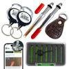 KNOT KNEEDLE - Fishing Knot Tying Tool, Fish Hook Tying Tool, Fish Knot Tying Tool, Quick Fishing Line Tie Tool for Hooks & Lines, Fishing Gear & Accessories - 5-Piece Bundle view 1