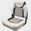 Marine Boat Folding Fishing Seat 75158WCG | White Charcoal Gray view 1