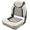 Marine Boat Folding Fishing Seat 75158WCG | White Charcoal Gray view 2