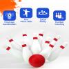 Phobby Kids Bowling Set with 10 Soft Foam Bowling Pins & 2 Balls, Indoor Outdoor Bowling Toys for Toddlers 3-8 Years Old view 3