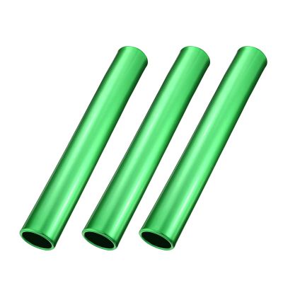 Flylin Relay Baton, 3 Pcs Athletics Aluminum Batons Track Field Relay Batons Running Baton for Race Running Outdoor Sports Practice Athlete (Green)