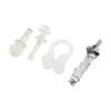 Ruilogod Swimming Protect Clear White Silicone Plastic End Clip Earplugs Set (id: d27 6bd dec 56f 504 view 1