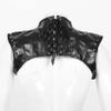 ACSUSS Mens Harness Steampunk Gothic PU Leather Shoulder Armors Buckles Body Chest Harness for Halloween Black X-Large view 3