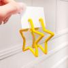 80 90s Colorful Big Acrylic Star Hoop Earrings Neon Geometric Party Accessories for Women Fluorescence Statement Jewelry-Yellow view 2