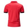 QWENTMTNTY Men's Polo Shirts with Pocket Short Sleeve Cotton Slim Fit T-Shirts Casual Quick Dry Patchwork Jersey Golf Tees view 3