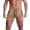 EVERWORTH Men's 3" Inseam Workout Shorts Quick Dry Gym Short Shorts Lightweight Athletic Shorts for Men with Liner and Zipper Pockets Brown US M view 2