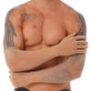 QinCiao Mens Mesh See Through One Pair Long Ultra-thin Stretchy Gloves Sun UV Protection Nude One Size view 1