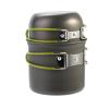 Portable Camping Cookware Mess Kit,plplaaoo Aluminium Alloy Camping Cookware Set Lightweight Camping Pot Survival Cooking Kit for Outdoor Camping, Hiking and Picnic, Backpacking Cookware view 2