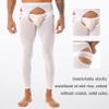 renvena Mens Oil Shiny Pantyhose Hollow Out High Stretch Gloss Pantyhose Hollow Out Tights Leggings Lingerie White One Size view 4