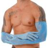 QinCiao Mens Mesh See Through One Pair Long Ultra-thin Stretchy Gloves Sun UV Protection Blue One Size view 1