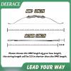 DEERACE Traditional Recurve Bow String, AMO 48"-70" 12,14,16 Strands Dacron Bow String Replacement for Recurve/Long/Horse Bow (AMO 56 (Actual Length 52), 14 Strands (Recommended for up to 50 lbs)) view 4