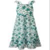 Bonny Billy Girls' Spaghetti Straps Casual Bohemian Beach Maxi Long Dress 11-12 Years Green-2 view 1