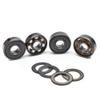 SUOFEILAIMU 10pcs 608 Black ZrO2 White Ceramic Ball Bearing 608rs 8x22x7mm for Inline Skate Bearings (Color : Black, Number of Pcs : 10Pcs) view 3