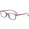 ANRRI Non Prescription Glasses for Women Clear Lens Classic Square Purple Frame Eyewear Men view 1