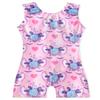 EQSJIU Girls Gymnastics Leotards Pinkish Purple Flower Cute Unicorn Red Heart-Shaped Tumbling Outfits For Girls 3t 4t 3-4t view 1