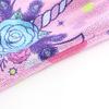 EQSJIU Girls Gymnastics Leotards Pinkish Purple Flower Cute Unicorn Red Heart-Shaped Tumbling Outfits For Girls 3t 4t 3-4t view 3