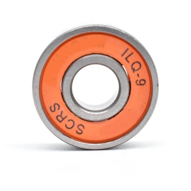 SUOFEILAIMU ILQ-9 608 RS Inline Roller Skate Wheel Bearing ABEC9 608RS Skateboard Ball Bearings for Scooters Longboards 8x22x7mm (Color : Orange, Number of Pcs : 10Pcs)