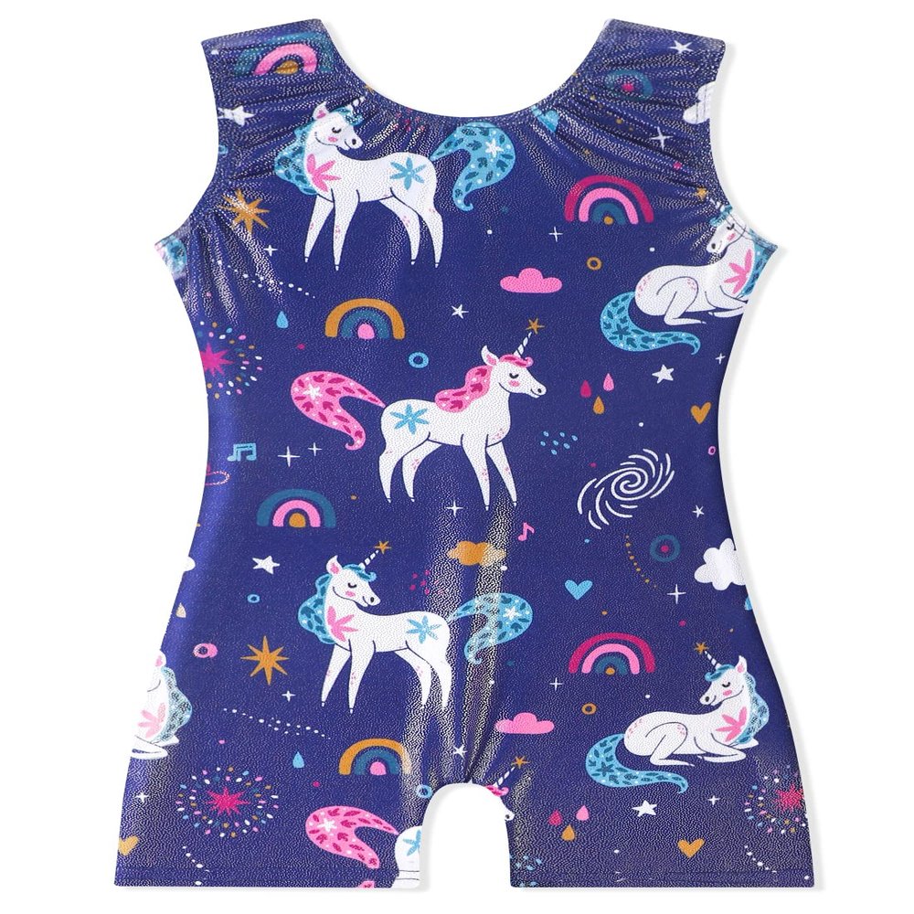 EQSJIU 3-4t Gymnastics Leotards For Girls Darkblue Unicorn Gymnastics Gifts Mermaid Rainbow Cupcake Dinosaur Sparkle 3t 4t