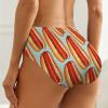 BAIKUTOUAN Hot Dog Painting Women's No Show Thong Underwear Print Bikini Panty Funny view 2