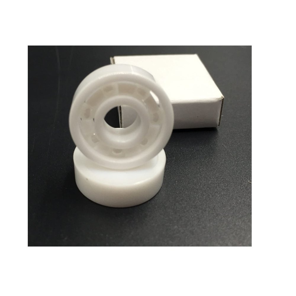 SUOFEILAIMU 627 Full Ceramic Bearing Double Seal ZrO2 Si3n4 Quad Skate Bearing 627 Abec-11 for Derby Roller Artistic Skating Bearings (Color : 1pc zro2 627)