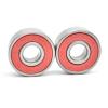 SUOFEILAIMU 10pcs 608 Stainless Steel ZrO2 White Ceramic Ball Bearing 608rs 8x22x7mm Inline Roller Skate Wheel Bearing (Color : Red, Number of Pcs : 10Pcs) view 2