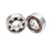 SUOFEILAIMU 10pcs 608 Stainless Steel ZrO2 White Ceramic Ball Bearing 608rs 8x22x7mm Inline Roller Skate Wheel Bearing (Color : Red, Number of Pcs : 10Pcs) view 4