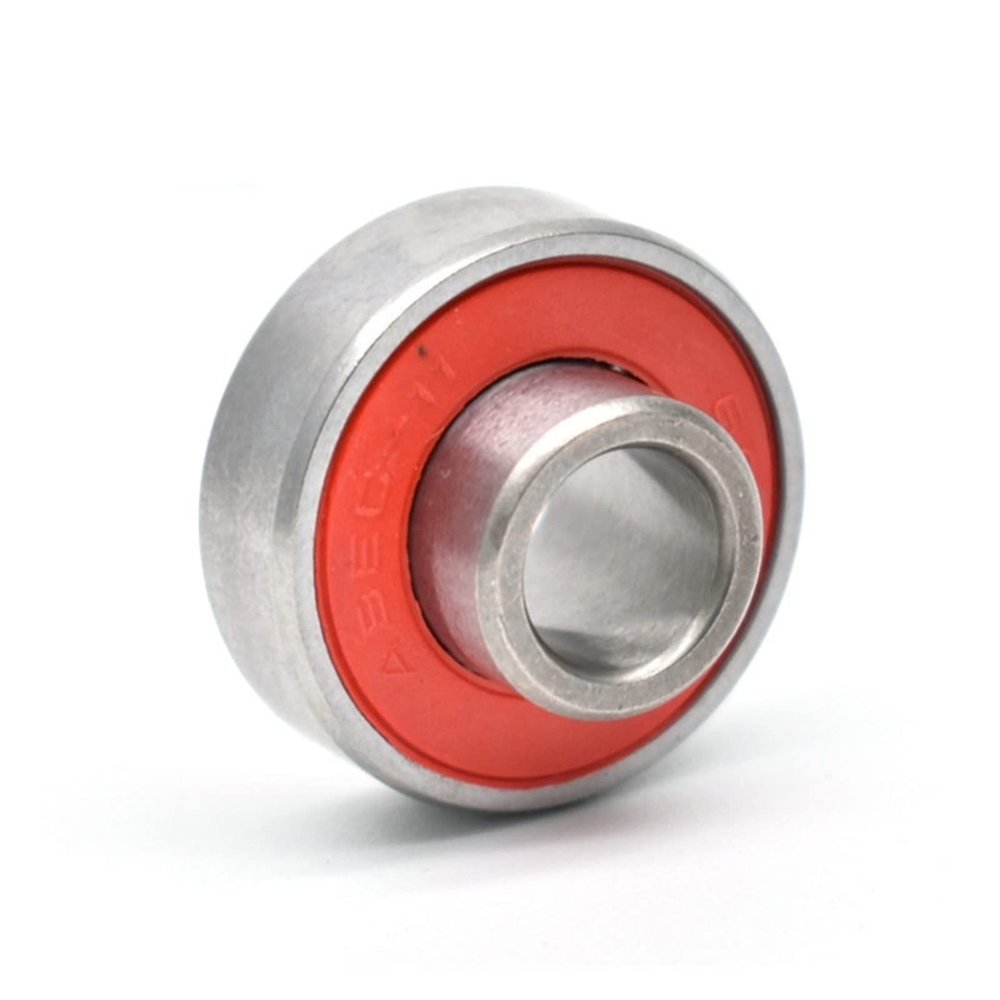 SUOFEILAIMU 10pcs 608-2RS 8x22x12.6mm Long Plate Integrated Silent Speed Bearing Skateboard Bearings Parts Accessories (Color : Red, Number of Pcs : 10Pcs)