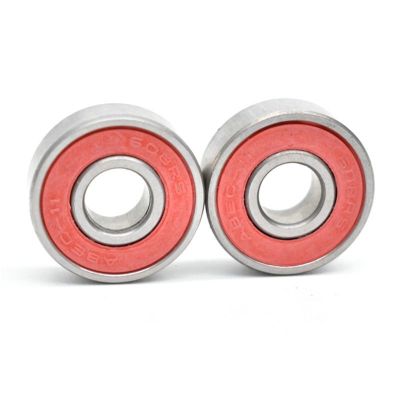 SUOFEILAIMU 10pcs 608-2RS 8x22x7mm Skateboard Wheels Bearings Wheel Roller Stainless Steel Bearing 608 2RS Miniature Shaft Tool (Color : Red, Number of Pcs : 10Pcs)