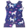 EQSJIU Toddler Gymnastics Leotard Darkblue Unicorn Toddler Dance Leotards Mermaid Rainbow Cupcake Dinosaur Sparkle 1t 2t 1-2t view 1