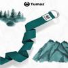 Tumaz Yoga Strap/Stretch Bands [15+ Colors, 6/8/10 Feet Options] with Extra Safe Adjustable D-Ring Buckle, Durable and Comfy Delicate Texture - Best for Daily Stretching, Physical Therapy, Fitness view 2