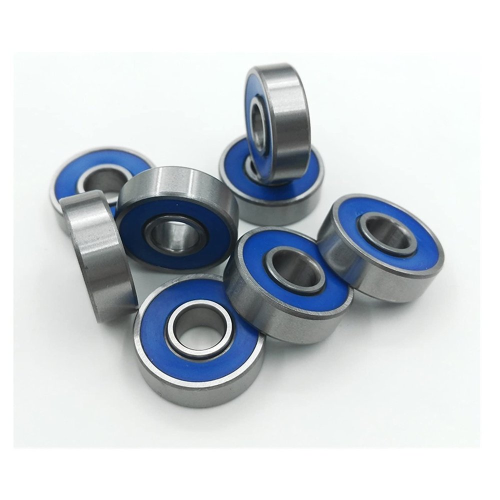 SUOFEILAIMU 8pcs 608 Bearing Speed Inline Skates Wheels Ceramic 608zz Bearing Skateboard Skates Parts Longboard Skate Bearings (Color : 8pc Si3n4 608 2rs 9)