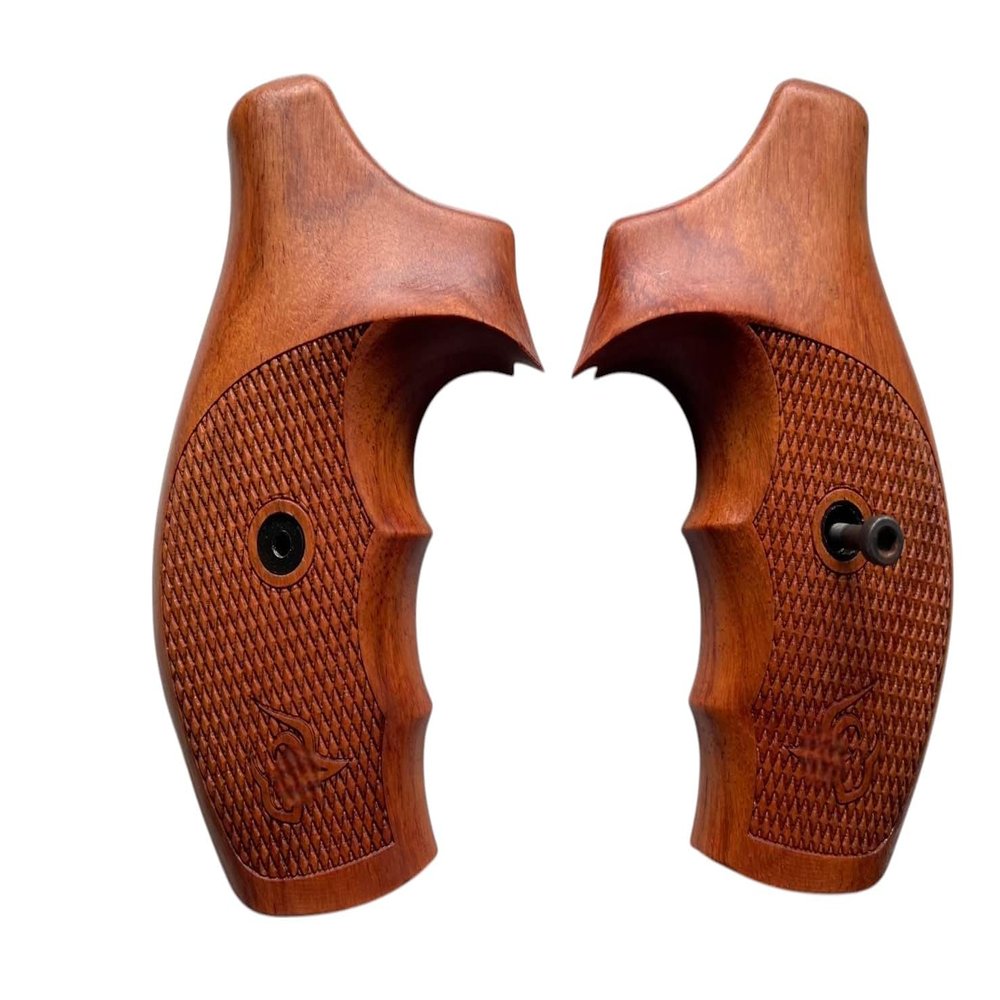 New! Grips Compatible with Taaurus Small Frame M85 605 850 851 905 941 .38 Special Combat Style #01 (Thai Handmade)