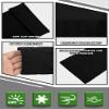 Foaincore 4 Pairs Plus Size Cooling Arm Sun Sleeves for Men Women UV Sun Protection Oversized Compression Sleeves(Black, White) view 3